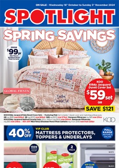 Spring Savings