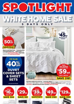 White Home Sale