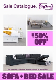 Sofa + Bed Sale Catalogue