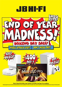 End of the Year Madness! Boxing Day Sale!