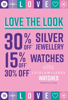 Love the Look Valentine&#8217;s Sale on Now!