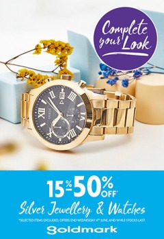 Complete your Look with Jewellery & Watches at Goldmark!