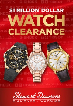 $1 Million Dollar Watch Clearance on now!