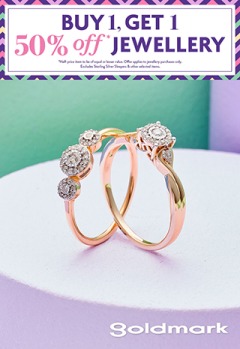 Buy One Get One Half Price* Jewellery on Now!