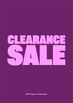 Clearance Sale