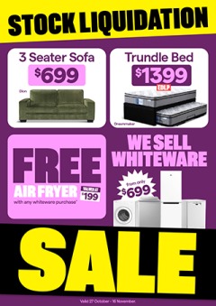 Stock Liquidation Sale Catalogue