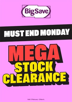 Mega Stock Clearance