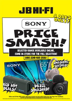Sony Price Smash!