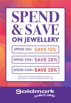 Spend & Save on Jewellery