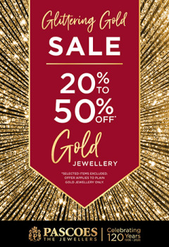 Pascoes Glittering Gold Sale