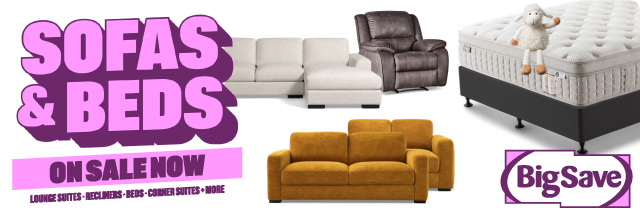 Sofas and Beds on Sale Now - Big Save Furniture