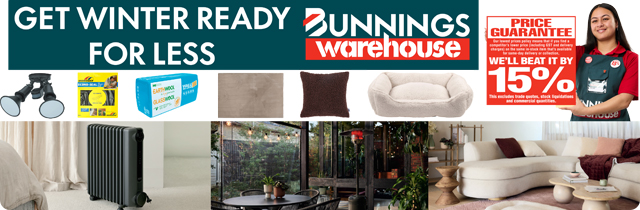 Get Winter Ready for Less - Bunnings