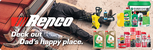 Deck out Dads Happy Place - Repco
