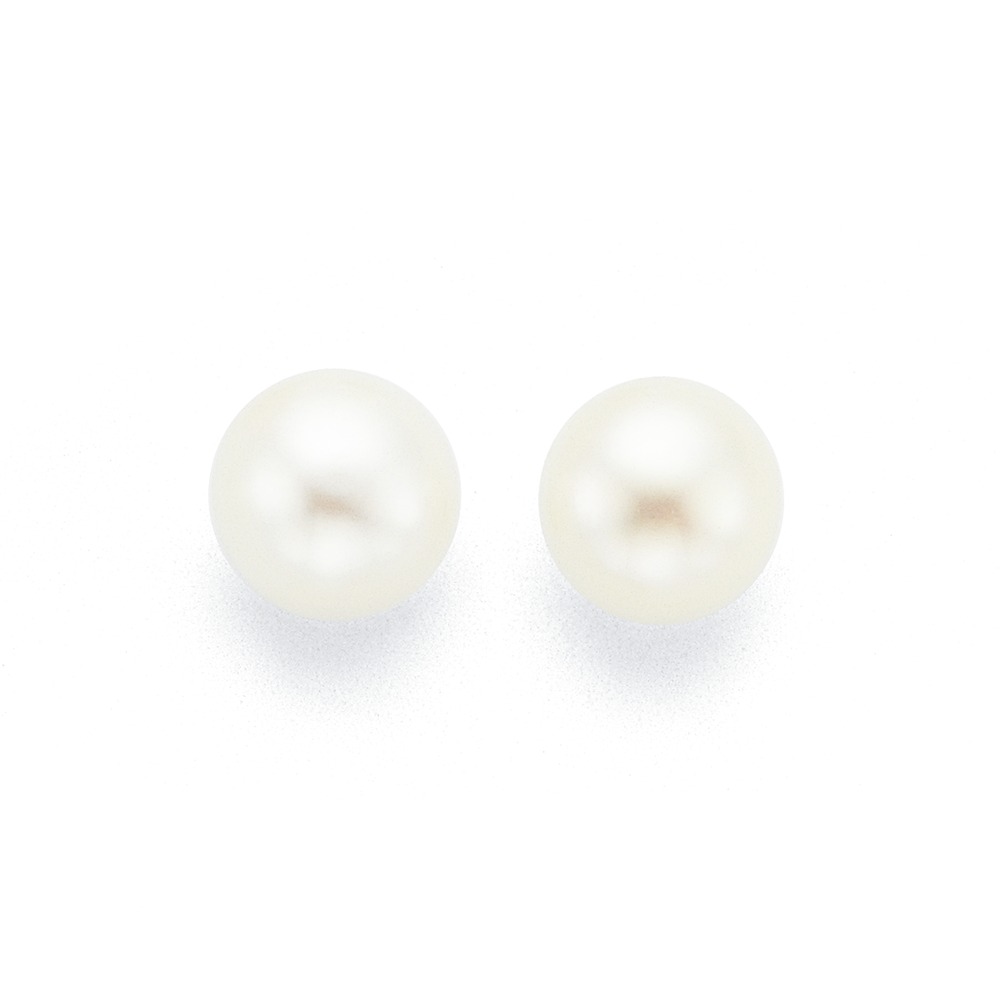 Sterling Silver 6-6.5mm Freshwater Pearl Studs