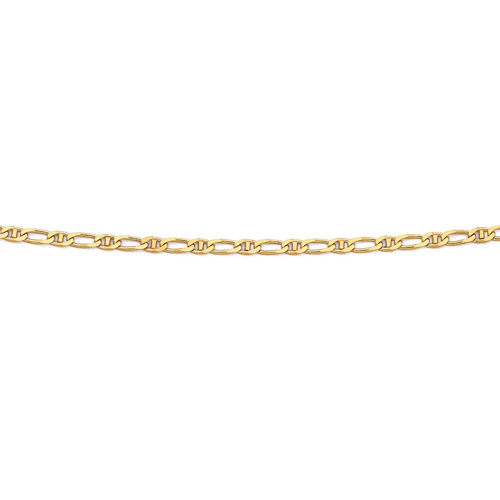 9ct 45cm 1+1 Anchor Chain