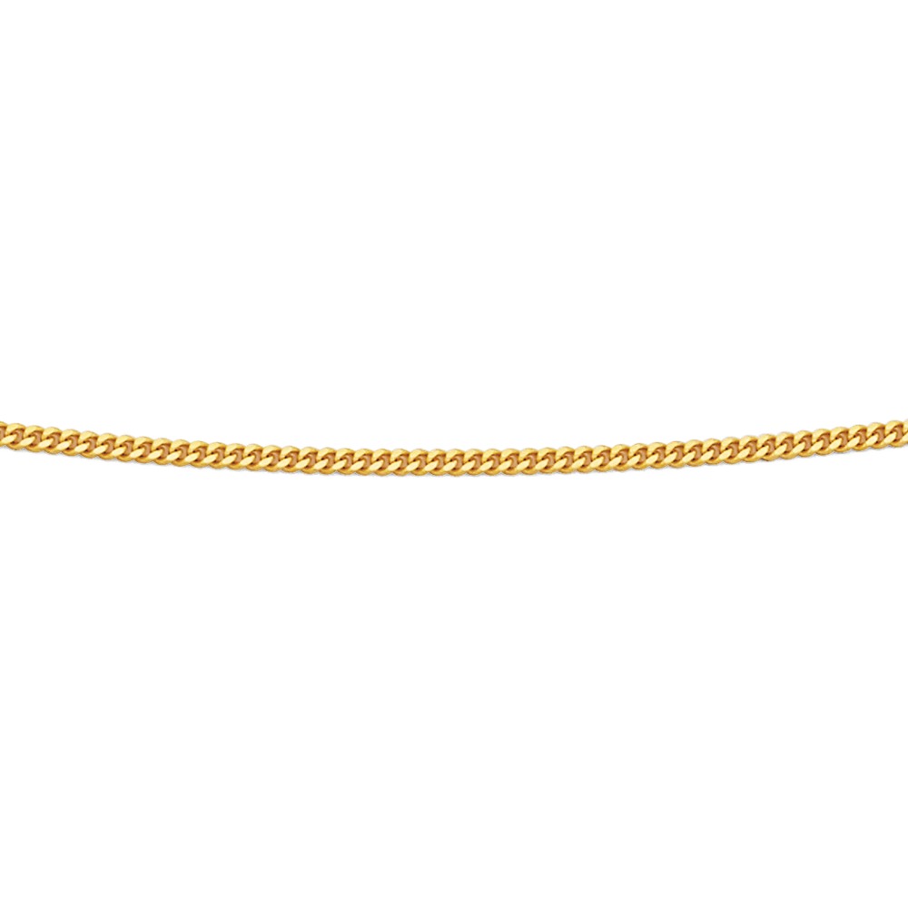 9ct 45cm Solid Curb Chain