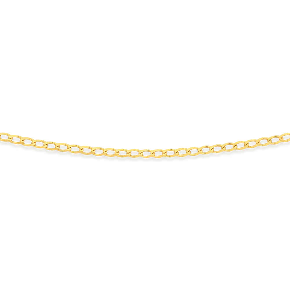 9ct 27cm Solid Curb Anklet