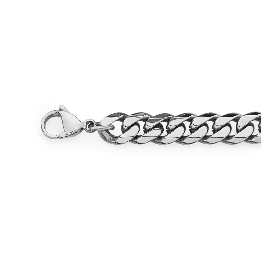 Stainless Steel 22cm Curb Bracelet