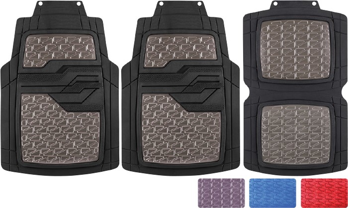 SCA Checkerplate Pattern Car Floor Mats