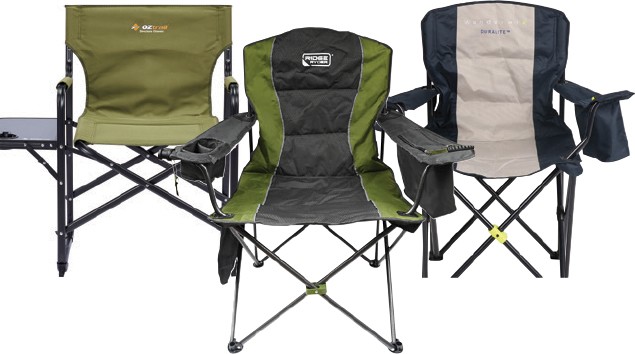 40% off Ridge Ryder, Oztrail, Wanderer Camping Chairs^