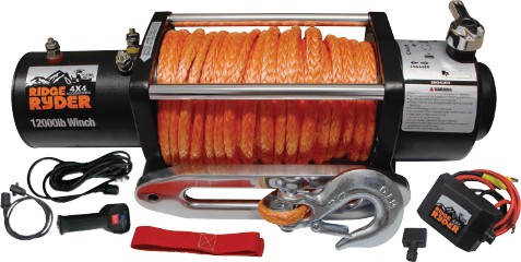 Ridge Ryder Electric Winch 12000Ib 12V