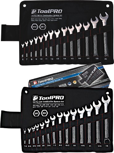 ToolPRO 14 Pce Spanner Set