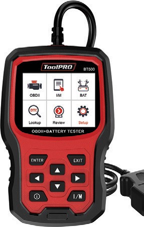 ToolPRO Auto Diagnostic Scanner & Battery Tester