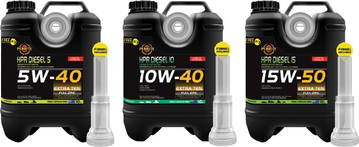 20% off Penrite 10L HPR Diesel 5 10 & 15 Engine Oils^
