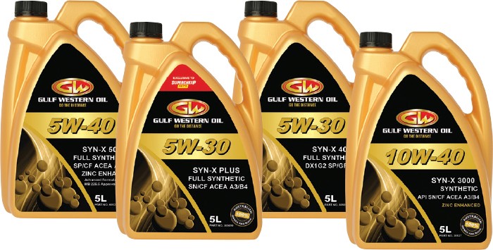 30% off Gulf Western Syn-X 5L Engine Oils^