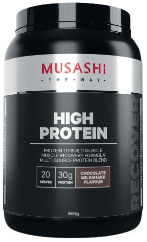 Musashi High Protein Chocolate Milkshake 900g