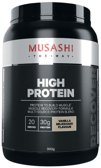 Musashi High Protein Vanilla Milkshake 900g