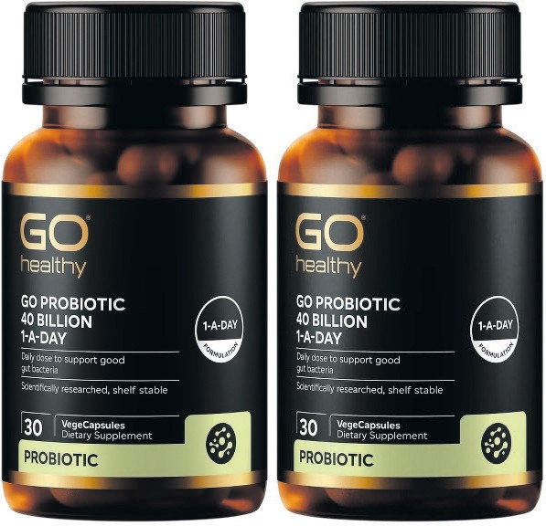 GO Healthy GO Probiotic 40 Billion 30 VegeCapsules