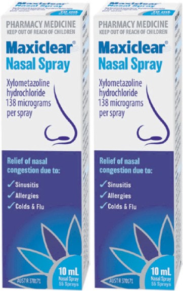 Maxiclear Xylometazoline Nasal Spray 10ml