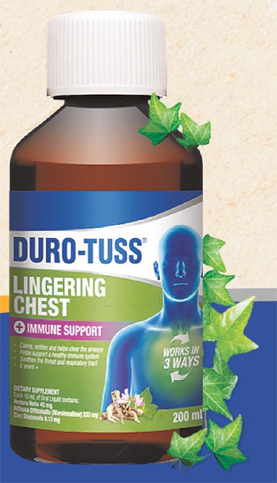 Duro-Tuss Lingering Chest Blackberry & Vanilla 200ml