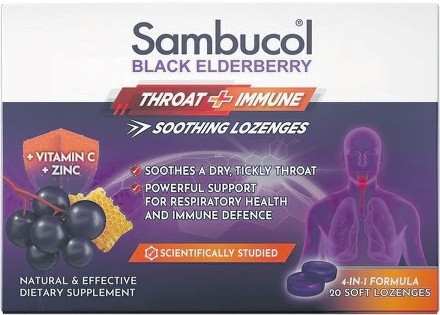 Sambucol Throat Lozenges 20 Pack