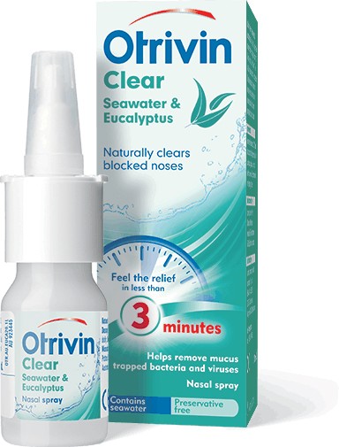 Otrivin Natural Sea Water and Eucalyptus Nasal Spray 20ml