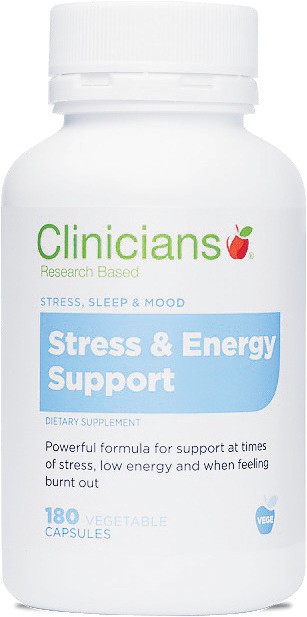 Clinicians Stress & Energy Supp 180 Vcaps