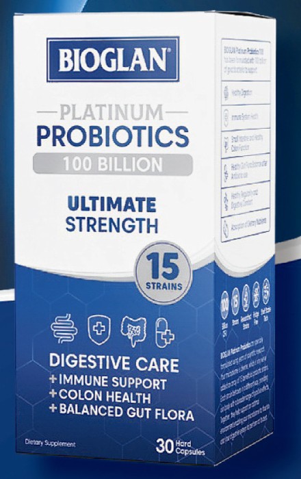 Bioglan Platinum Probiotics 100 Billion 30 Capsules