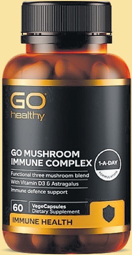 GO Healthy GO Mushroom Immune Complex 60 VCaps