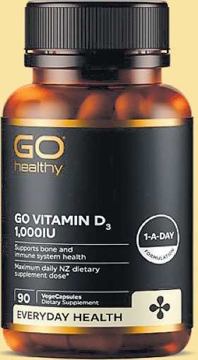 GO Healthy GO Vitamin D3 1000IU 90 VCaps