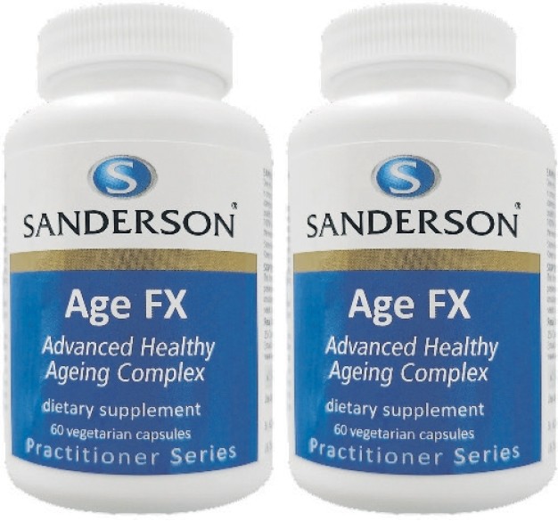NEW Sanderson Age FX 60 Vegetarian Capsules