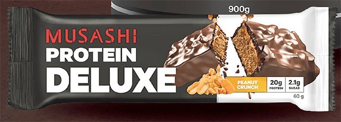 Musashi Deluxe Protein Bar Peanut Crunch 60g