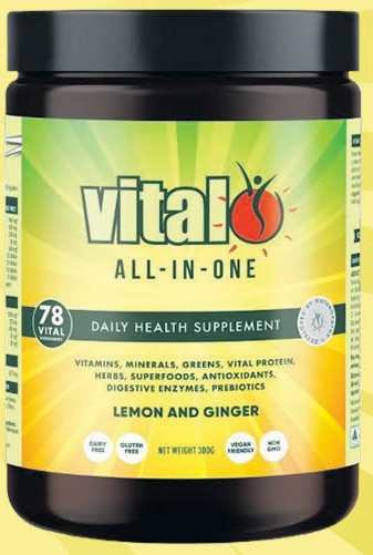 Vital All-In-One Lemon and Ginger 300g
