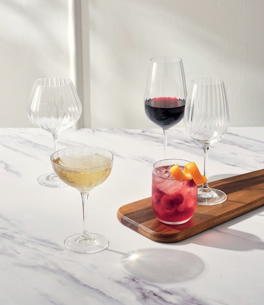 Fine 2 Dine Optic Glassware