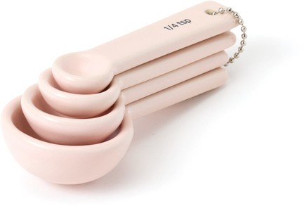 Stevens Blush Ceramic Measuring Spoons, 4 Piece