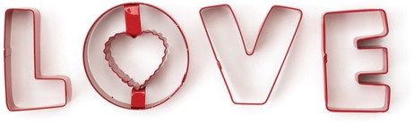 Capital Kitchen Love Cookie Cutter Set