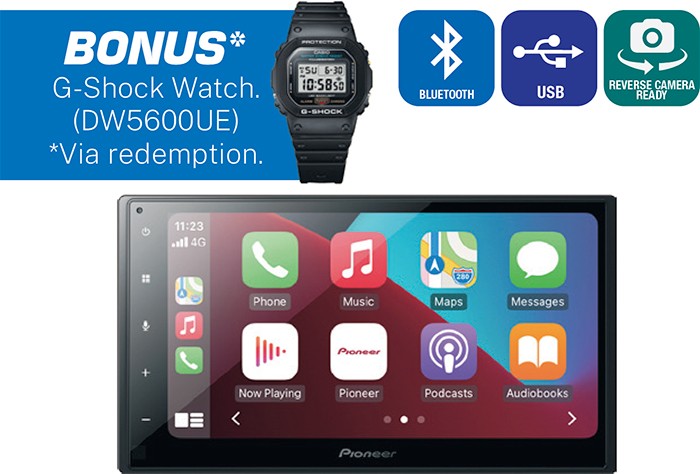 Pioneer 6.8" Apple CarPlay & Android Auto Head Unit