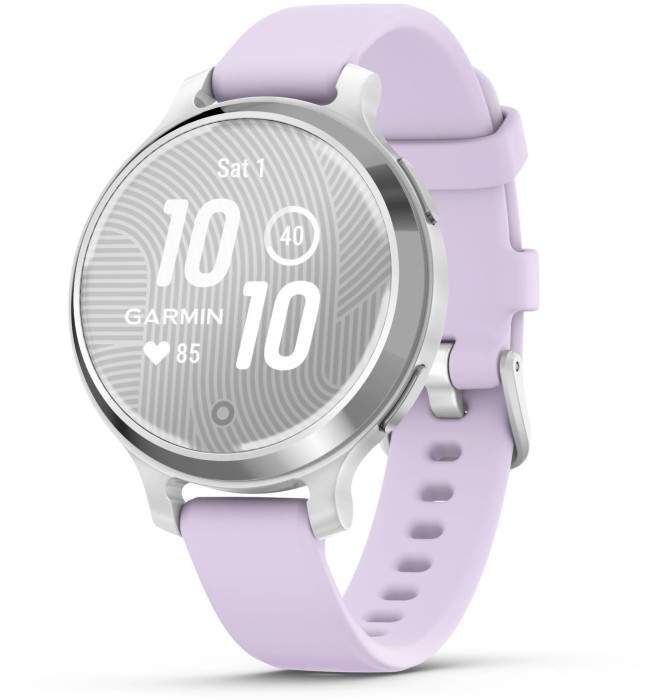 Garmin Lily 2 Active - Silver with Jasmine Silicone Band