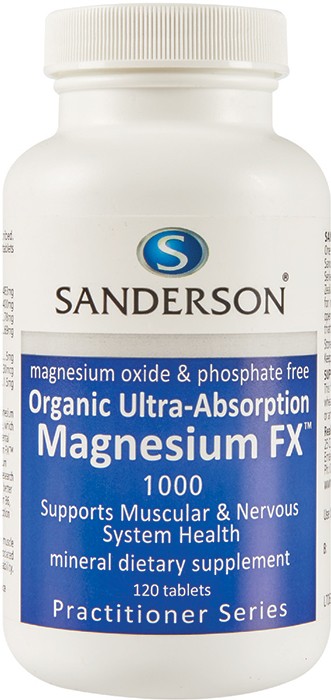 Sanderson Organic Ultra Absorption Magnesium FX 120s