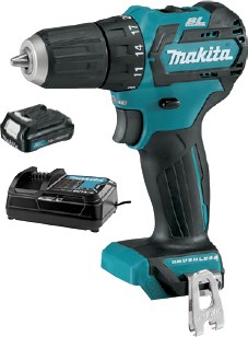 Makita 12V Drill Driver Skin, Battery & Charger